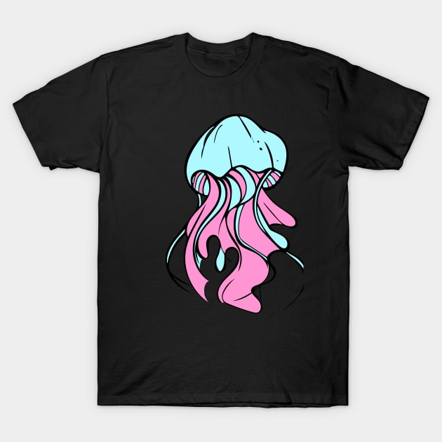 Jellyfish T-Shirt by SkloIlustrator